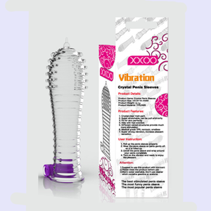 Ensemble de préservatifs en silicone multi-formes à picots, préservatif transparent en cristal, jouets sexuels pour adultes, préservatif réutilisable transparent pour hommes adultes - Product Image 1