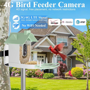 Bình cho thú cưng có camera, hỗ trợ nhận dạng loài chim bằng trí tuệ nhân tạo, video trực tiếp 1080P, cảnh báo chuyển động của c - Product Image 3