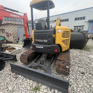 Miniexcavadora Komatsu PC50MR <span class=keywords><strong>de</strong></span> <span class=keywords><strong>Segunda</strong></span> <span class=keywords><strong>Mano</strong></span> con Pocas Horas <span class=keywords><strong>de</strong></span> Trabajo, 5t, con Orugas Hidráulicas <span class=keywords><strong>de</strong></span> Goma Duraderas para Agricultura - Product Image 2