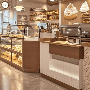 Vendita al dettaglio di <span class=keywords><strong>legno</strong></span> forno pane vetrina Hot Cake Store <span class=keywords><strong>infissi</strong></span> negozio di panetteria Custom Interior Design espositore da forno - Product Image 1