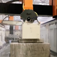 Machine de gravure CNC 4 axes pour sculptures en pierre, machine de gravure à grande échelle pour granit et marbre