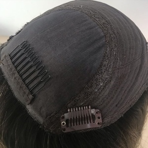 <span class=keywords><strong>Toupet</strong></span> da Donna in <span class=keywords><strong>Capelli</strong></span> Umani Vergini Europei Pezzo Unico in <span class=keywords><strong>Capelli</strong></span> Umani Colore Castano Balayage Base in Seta Topper in <span class=keywords><strong>Capelli</strong></span> Umani - Product Image 4