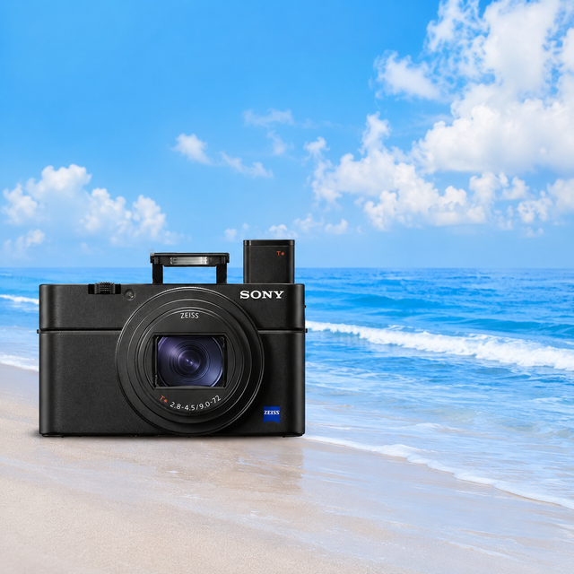 4K Digital Camera RX100 VII 24-200mm Optical Zoom Lens CMOS Speed Precise Auto Focus Portable Professional Vlogging Camcorder