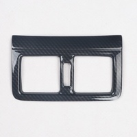 Volante de Plástico para REIZ de 10 a 13 Años, con Diseño de Fibra de Carbono Modificado, Panel de Navegación Negro, Decoración Interior para Automóvil