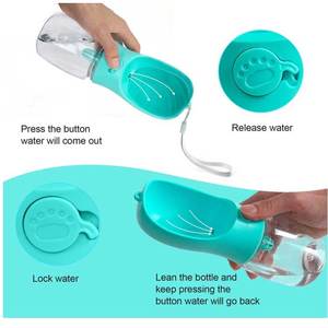 Bouteille d'eau portable pour chien pour la promenade Distributeur d'eau pour animaux de compagnie Tasse à boire de voyage pour chien - Product Image 2