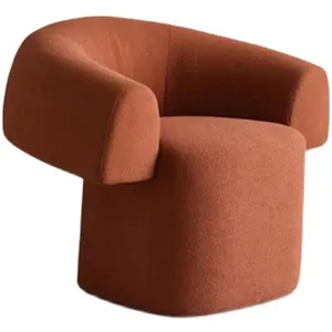 Vendita calda moderna per il tempo libero mobili da soggiorno confortevole sedia con schienale curvo caffetteria hotel tappezzeria sedia