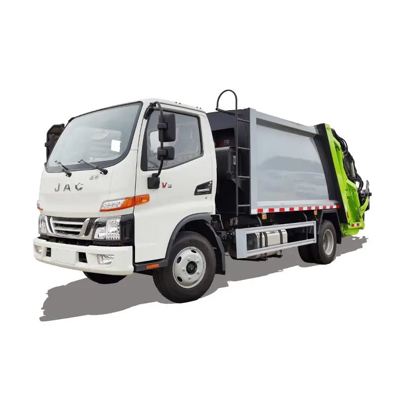 Jac Nieuwe Of Gebruikte 4*2 6m3 Garbage Collect Garbage Compactor Truck Met Goedkope Prijs