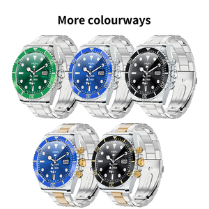 2025 Tốt Nhất Người Bán Thông Minh Đồng Hồ Sang Trọng Kinh Doanh Thể Thao Đồng Hồ Không Thấm Nước Thép Không Gỉ Vòng Đeo Tay Mặc Các Thiết Bị Pro Người Đàn Ông Aw12 - Product Image 4