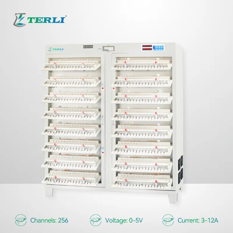 18650 21650 2170 Máquina de clasificación de celdas Probador de máquina de envejecimiento de descaro de batería 512 canales