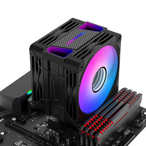 Lovingcool High Quality New Air-cooled Radiator 6 Heat Pipe ARGB CPU Cooler PWM <b>Computer</b> <b>Fan</b> LGA Universal Direct Factory Price - Product Image 4