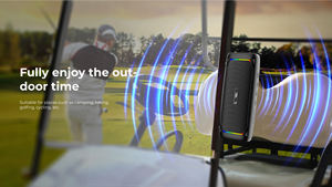 <span class=keywords><strong>Haut</strong></span>-<span class=keywords><strong>parleur</strong></span> Bluetooth sans fil magnétique <span class=keywords><strong>haut</strong></span> de gamme avec son HD et étanchéité IPX7, <span class=keywords><strong>haut</strong></span>-<span class=keywords><strong>parleur</strong></span> portable pour fêtes en extérieur, corps en alliage d'aluminium - Product Image 4