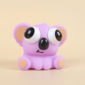 Jouet amusant anti-stress en plastique à presser et à regarder, poupée de dessin animé d'animal éblouissant, vente chaude - Product Image 6