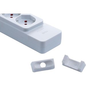 Regleta de 3 Tomas Nexxus, 230V, Tomas Schuko con Interruptor de Seguridad, Extensión con Cuerpo de Plástico, Clasificación IP20 - Product Image 4