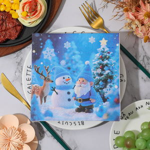 <b>Christmas</b> tissues, party square napkins, hotel holiday home premium printed <b>toilet</b> <b>paper</b>, <b>Christmas</b> napkins - Product Image 1