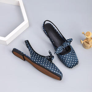 Xuanhui moda con fiocco quadrato traspirante con fondo morbido mocassino da ufficio scarpe da ginnastica scarpe basse Casual da <span class=keywords><strong>donna</strong></span> - Product Image 5