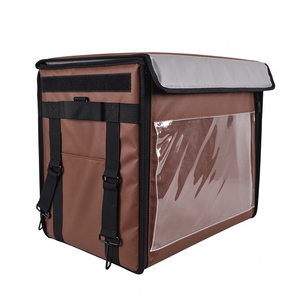 Insulated Polyester 20L <b>Food</b> <b>Cooler</b> Bag Large Folding Bicycle Motorcycle Collapsible Thermal Backpack - Product Image 1