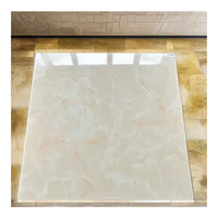 Promotion Exceptionnelle Carrelage Sol 60x60 cm Grès Cérame Émaillé Design Jaune Jade Moderne Brillant pour Usage Intérieur