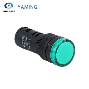 AD16 22mm alta luce di colore rosso luci luci pilota <span class=keywords><strong>ACDC</strong></span> 6V/12V/24V/36V/48V macchina da lavoro - Product Image 3