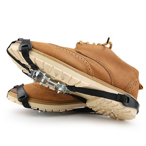 <span class=keywords><strong>Crampons</strong></span> antidérapants à 11 dents pour la marche en plein air Couvre-chaussures pour <span class=keywords><strong>enfants</strong></span> et adultes - Product Image 6