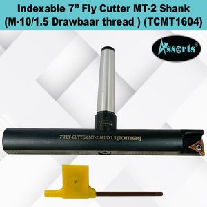 Assorts 7 Fly Cutter Mt2 M10x1.5 Tcmt1604 Single Flute Carbide Milling Cutter For Cnc <b>Machining</b> Center - Product Image 2