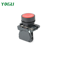 Bouton poussoir unipolaire YOGU avec une puissance nominale de 10A pour les signaux de commande basse puissance