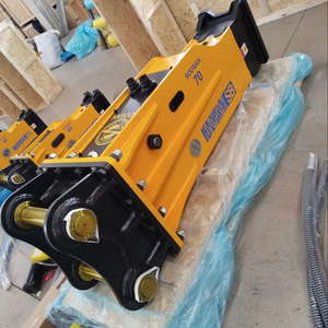 Nuevo Modelo SB70 Martillo Hidráulico Tipo Caja para las Industrias de Construcción y Minería, Martillo Rompedor con Cincel Central, Bomba y Motor - Product Image 1