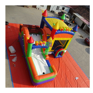 Promotion : <span class=keywords><strong>Toboggan</strong></span> <span class=keywords><strong>aquatique</strong></span> gonflable d'extérieur, château de <span class=keywords><strong>jeu</strong></span> rebondissant pour enfants, idéal pour les fêtes et les jeux combinés - Product Image 5