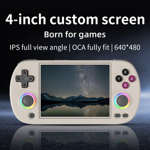 Pour <span class=keywords><strong>Anbernic</strong></span> RG40xx H 128GB rétro jeu Portable <span class=keywords><strong>Mini</strong></span> 4.0 pouces Joystick éclairage rvb Console de jeu portable lecteur vidéo Wi-Fi - Product Image 4