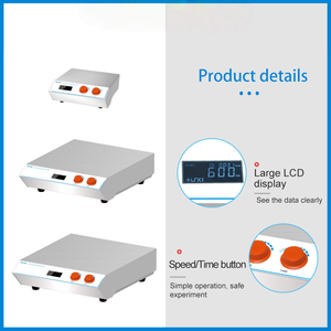 Agitateur magnétique de laboratoire Veidt 20L avec moteur sans balais et écran LCD 100~240V pour le traitement des produits chimiques - Product Image 5