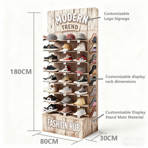 Expositor para Tênis e Bonés com Design Multi Nível Preço de Atacado OEM/ODM - Product Image 2