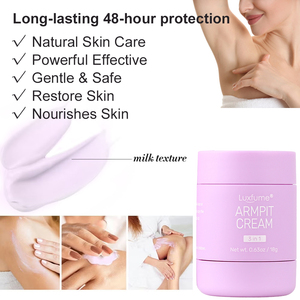 Crema <span class=keywords><strong>desodorante</strong></span> sólida 3 en 1 a base de hierbas de larga duración para axilas, rodillas, codos y <span class=keywords><strong>partes</strong></span> privadas, cuidado íntimo de la piel - Product Image 5