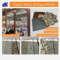 Vente en gros de grandes plaques de verre miroir antiques, style vintage français, décoration en verre miroir antique pour cuisine/salle de bain/hôtel
