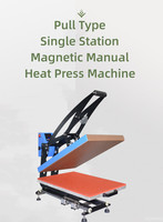 Machine manuelle de presse de la chaleur de grand format 15 "X 15" transfert de chaleur à haute pression de textile de machine de sublimation