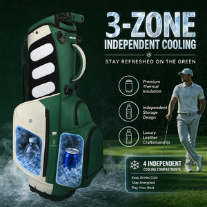 PU Leather <strong>Golf</strong> Stand <strong>Bag</strong> Factory Wholesale Golfing Club Carry <strong>Bag</strong> Custom Logo Printed <strong>Lightweight</strong> Waterproof Luxury <strong>Golf</strong> <strong>Bag</strong> - Product Image 3
