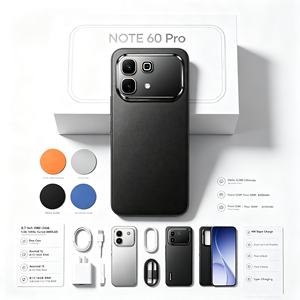 โน้ต 60 โปร มือถือประสิทธิภาพสูง ปลดล็อคแล้ว หน้าจอ LED 7.3 นิ้ว ความจุ 8+256GB รองรับซิมคู่ 4G - Product Image 6