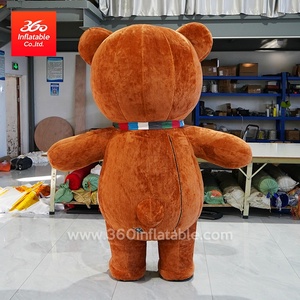 Mascotte gonfiabile su ordinazione del vestito del <span class=keywords><strong>Costume</strong></span> dell'orso gonfiabile di progettazione di pubblicità del fumetto