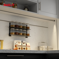 Bande lumineuse LED moderne en aluminium anti-éblouissement avec capteur de geste, finition brossée, écologique, pour cuisine intérieure, armoire, DC12V