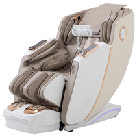 Fauteuil de massage électrique pliable JINGTOP 3D Zero Gravity en cuir PU avec garantie de 12 mois, commande vocale intelligente et rouleaux pour les mollets