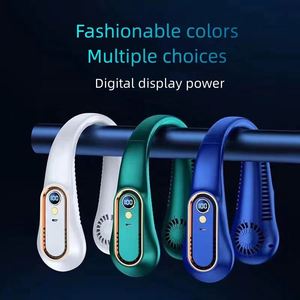 พัดลมคล้องคอแบบพกพาไร้ใบพัด ชาร์จไฟได้ ใช้กลางแจ้ง รุ่นใหม่ปี 2024 - Product Image 2