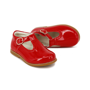 Choozii Casual di Lusso di Tendenza Piccoli Pattini Delle Ragazze Della Principessa Partito Rosso Mary Jane Scarpe - Product Image 3
