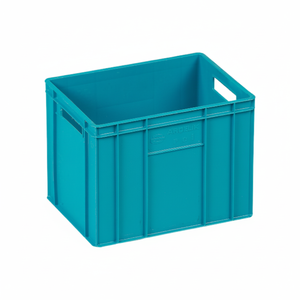 KE 800 Ultra Deep Foldable Plastic Crate Heavy Duty Stackable Huge Storage <b>Box</b> Industrial Euro Container Smooth Surface Bulk - Product Image 2