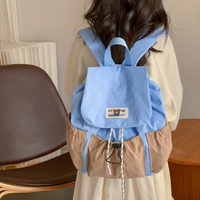 Sac à dos en nylon pour enfants 2026 – Tendance, grande capacité, voyage, randonnée, bretelles à coussin d'air, motif géométrique – Garçons et filles