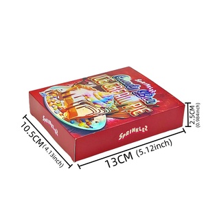 मुद्रित अद्वितीय विशेष कट आउट अनियमित आकार के खाद्य कैलोरी पैक 8 वें प्लग की गंध प्रमाण 3.5 मरने के लिए बॉक्स के साथ मैलर बैग - Product Image 5