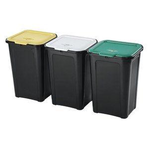 ถังแยกขยะ (44 ลิตร) 3 ชิ้น COVER LINE 8104122AX5 - Product Image 1