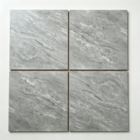 Carreaux de sol en porcelaine moderne antidérapants mats 400*400, antibactériens, à veinage aléatoire, pour cuisine, salle de bain, villa