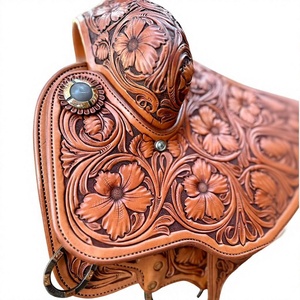 Genuine Buffalo Leather Race Saddle English Style Horse Bridle Accessories Wood Eco-Friendly Long Durable Sustainable SUS304 - Product Image 5