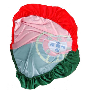 Couverture nationale personnalisée de capot de voiture de logo de conception quelconque 110*150cm <span class=keywords><strong>100D</strong></span> bannière de capot lavable de tissus élastiques de polyester - Product Image 5