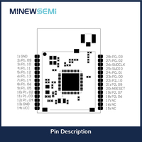 NRF54L15 Émetteur-récepteur Bluetooth personnalisé 5 Module Ble ME54BS03 1.5MB Flash Module Company pour Ble Mesh