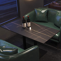 Venta al por Mayor de Fábrica: Mesa y Sillas de Bar Modernas de Lujo, Mesa y Sillas para Restaurante Musical, Cafetería