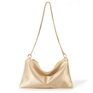 Sac de soirée de luxe pour femme en satin de haute qualité avec strass, élégant et simple, sac carré à bandoulière pour fête, pochette de marque de luxe - Product Image 3